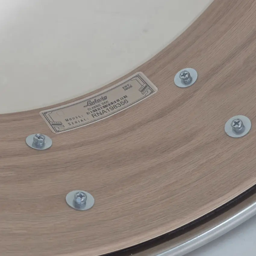 Used Ludwig Classic Oak Snare Drum 14x5 Silver Sparkle - Very Good - Drum Center Of Portsmouth