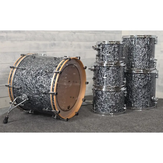 Used Sonor 6pc S-Classix Birch Drum Set Black Pearl - Very Good - Drum Center Of Portsmouth