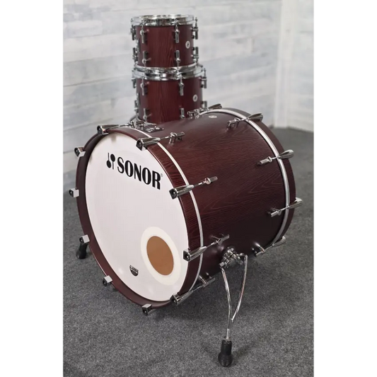 Used Sonor Prolite 4pc Drum Set Nussbaum - Very Good - Drum Center Of Portsmouth