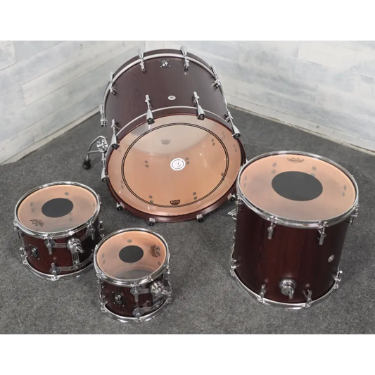 Used Sonor Prolite 4pc Drum Set Nussbaum - Very Good - Drum Center Of Portsmouth