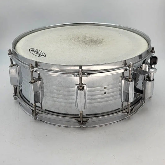 Used Chrome Snare Drum 14x5.5 10-Lug - Fair - Drum Center Of Portsmouth