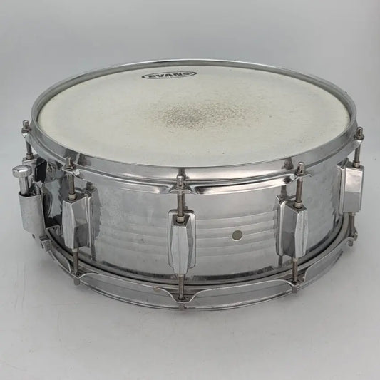 Used Chrome Snare Drum 14x5.5 10-Lug - Fair - Drum Center Of Portsmouth