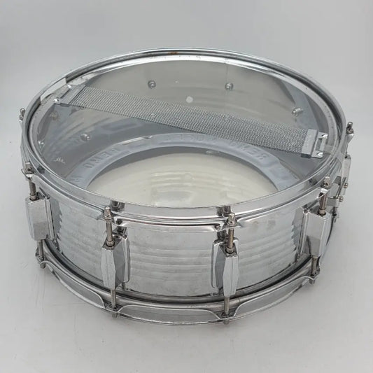 Used Chrome Snare Drum 14x5.5 10-Lug - Fair - Drum Center Of Portsmouth