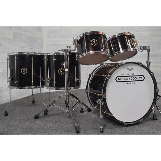 Noble & Cooley Horizon 5pc Drum Set Black Gloss - Drum Center Of Portsmouth