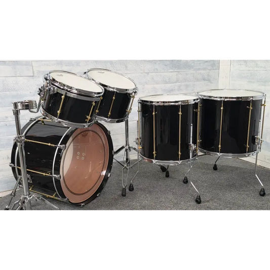 Noble & Cooley Horizon 5pc Drum Set Black Gloss - Drum Center Of Portsmouth