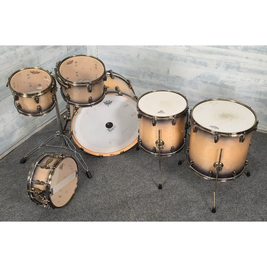 Used Ludwig Epic 6pc Drum Set w/Double Tom Stand - Good - Drum Center Of Portsmouth
