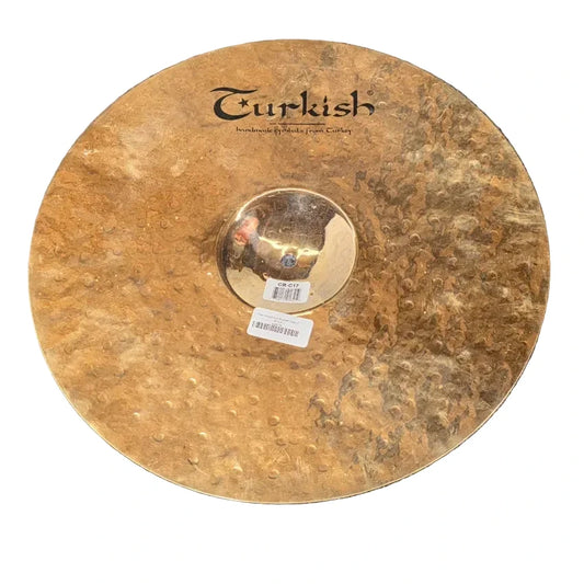 Used Turkish Raw Brilliant Crash 17" - Very Good - Drum Center Of Portsmouth