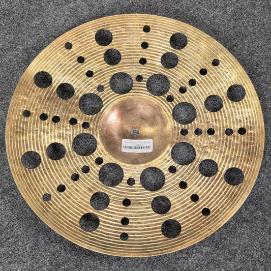 Used Turkish Zephyros Holey Crash Cymbal 16" - Very Good - Drum Center Of Portsmouth