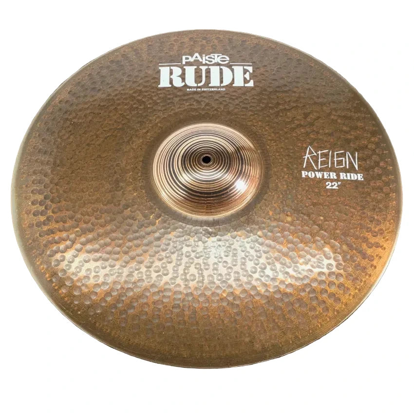 Used Paiste Reign Power Ride Cymbal 22" - Very Good - Drum Center Of Portsmouth