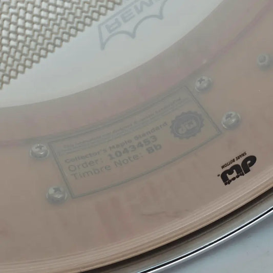 Used DW Collectors Maple Standard Snare Drum 14x5.5 Satin Natural - Very Good - Drum Center Of Portsmouth