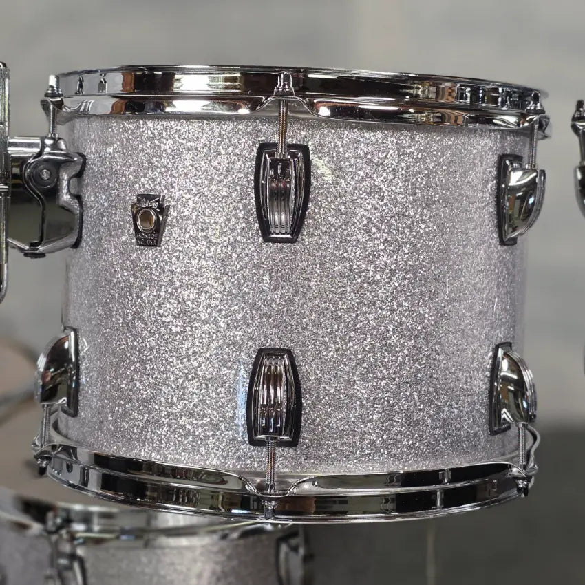 Used Ludwig Classic Oak 6pc Drum Set Silver Sparkle - Very Good - Drum Center Of Portsmouth