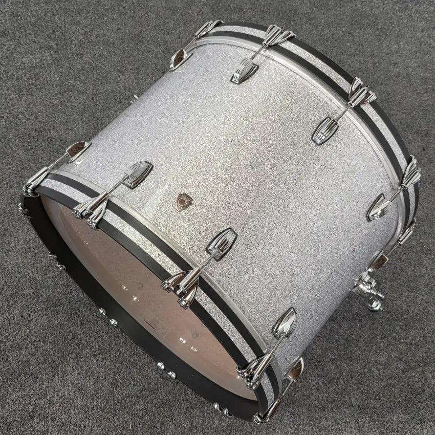 Used Ludwig Classic Oak 6pc Drum Set Silver Sparkle - Very Good - Drum Center Of Portsmouth