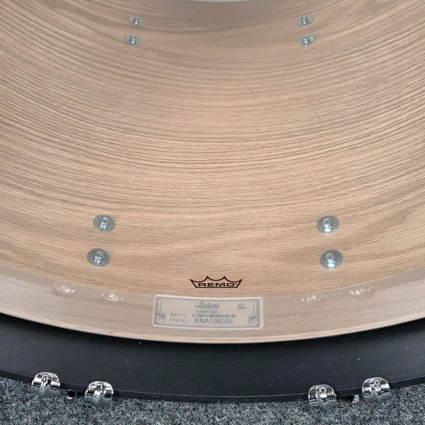 Used Ludwig Classic Oak 6pc Drum Set Silver Sparkle - Very Good - Drum Center Of Portsmouth