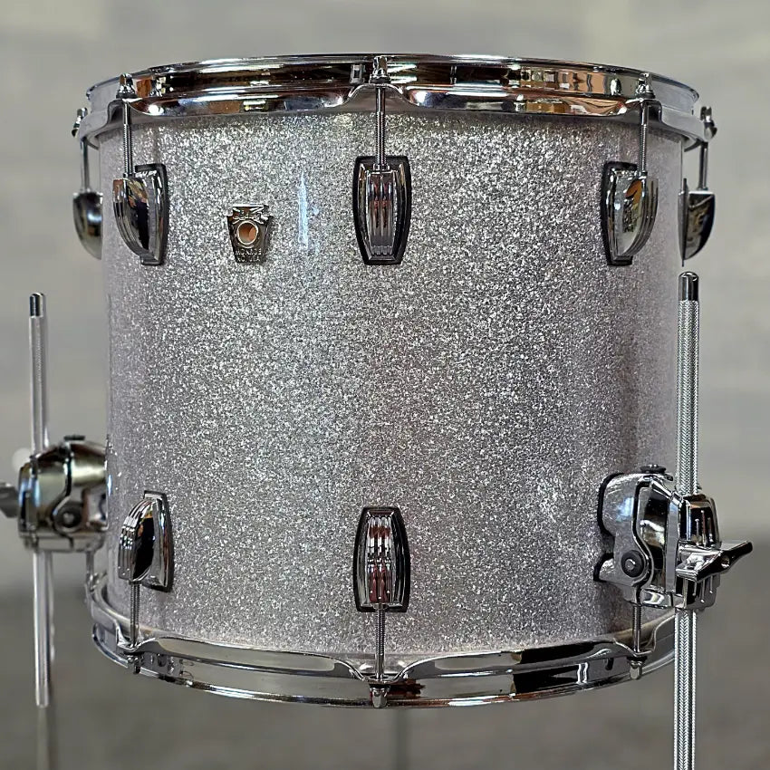 Used Ludwig Classic Oak 6pc Drum Set Silver Sparkle - Very Good - Drum Center Of Portsmouth