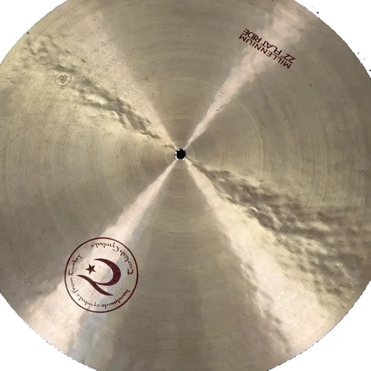 Used Turkish Millenium 22 Flat Ride Cymbal - Good - Drum Center Of Portsmouth