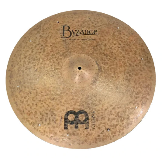 Used Meinl Byzance Big Apple Dark Traditional Light Ride Cymbal 22" - Good - Drum Center Of Portsmouth