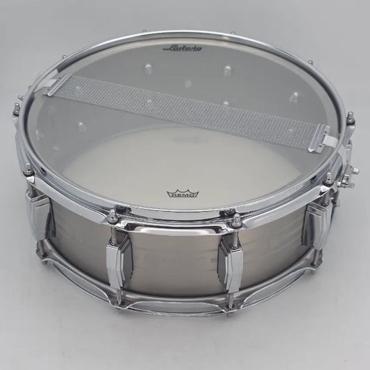 Used Ludwig Heirloom Stainless Steel Snare Drum 14x5.5 - Good - Drum Center Of Portsmouth