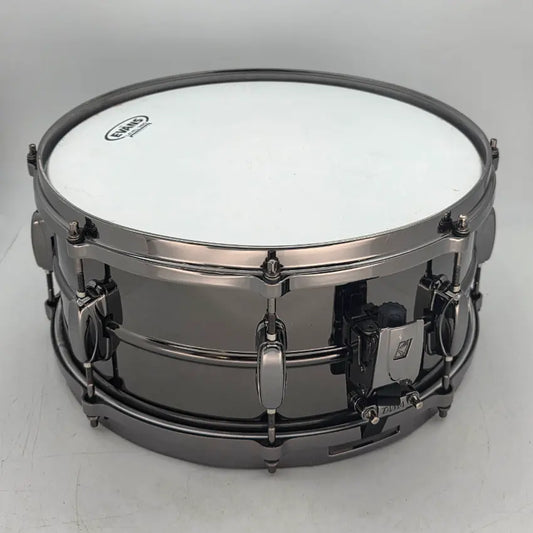 Used Tama Metalworks Steel Snare Drum 14 x 6.5 w/Black Nickel Hardware - Good - Drum Center Of Portsmouth