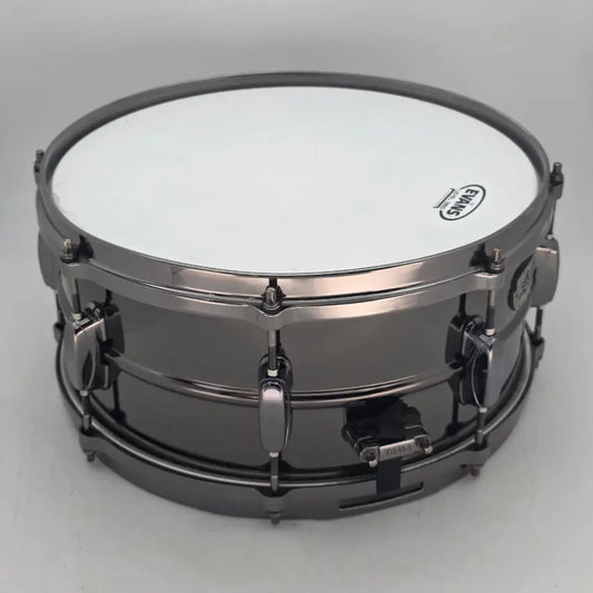 Used Tama Metalworks Steel Snare Drum 14 x 6.5 w/Black Nickel Hardware - Good - Drum Center Of Portsmouth
