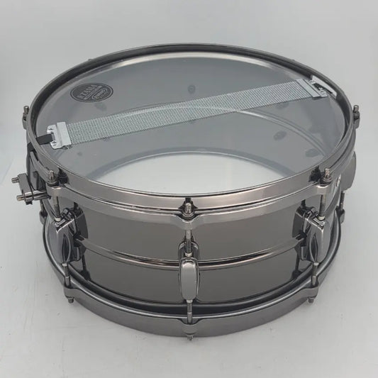 Used Tama Metalworks Steel Snare Drum 14 x 6.5 w/Black Nickel Hardware - Good - Drum Center Of Portsmouth
