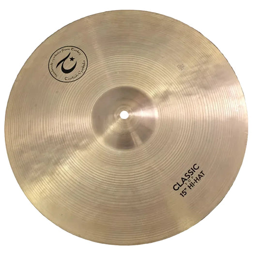 Used Turkish Classic Hi Hat Cymbals 15" - Good - Drum Center Of Portsmouth