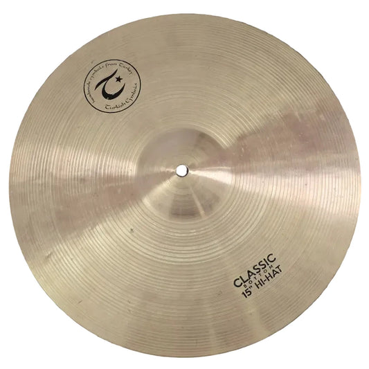 Used Turkish Classic Hi Hat Cymbals 15" - Good - Drum Center Of Portsmouth
