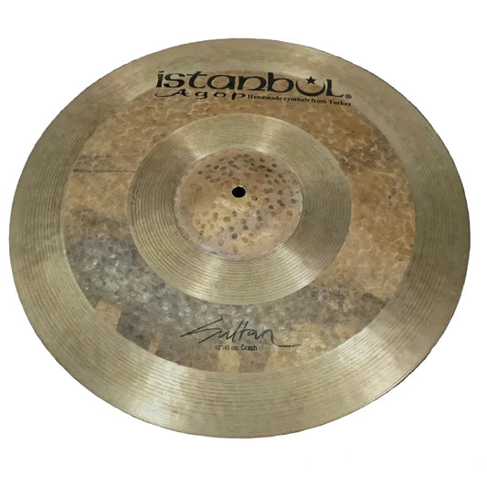Used Istanbul Agop Sultan Crash Cymbal 18" - Very Good - Drum Center Of Portsmouth