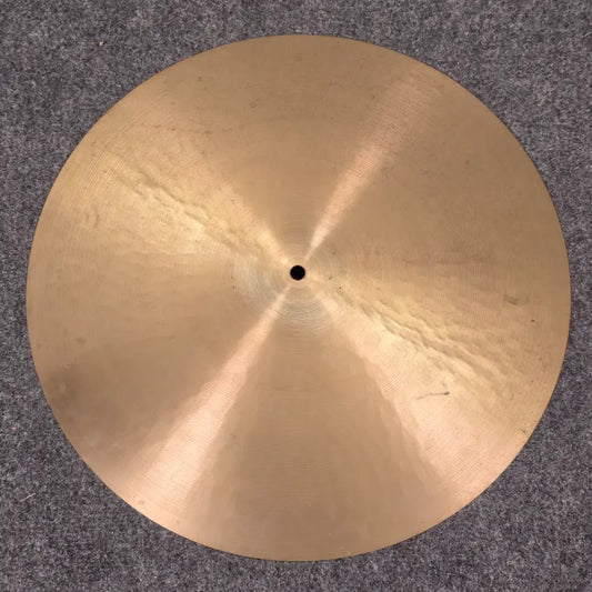Used Vintage Paiste Pre Serial Formula 602 Flat Ride Cymbal 18" - Very Good - Drum Center Of Portsmouth