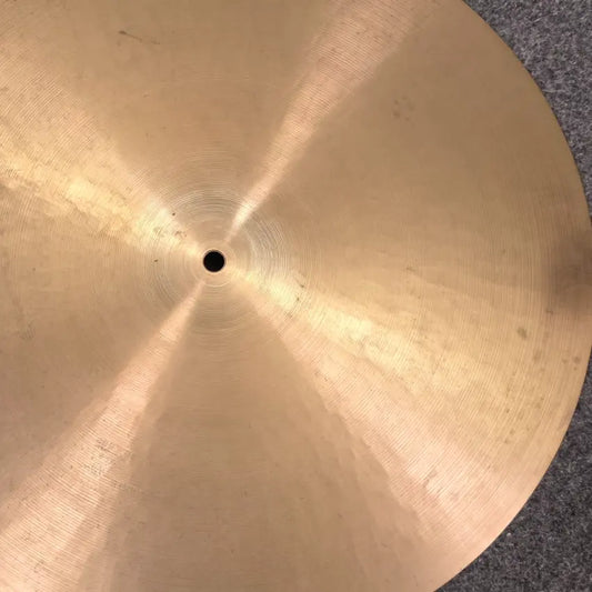 Used Vintage Paiste Pre Serial Formula 602 Flat Ride Cymbal 18" - Very Good - Drum Center Of Portsmouth