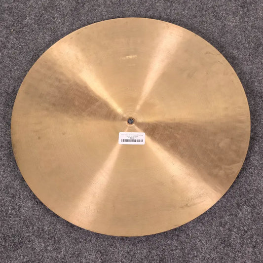 Used Vintage Paiste Pre Serial Formula 602 Flat Ride Cymbal 18" - Very Good - Drum Center Of Portsmouth