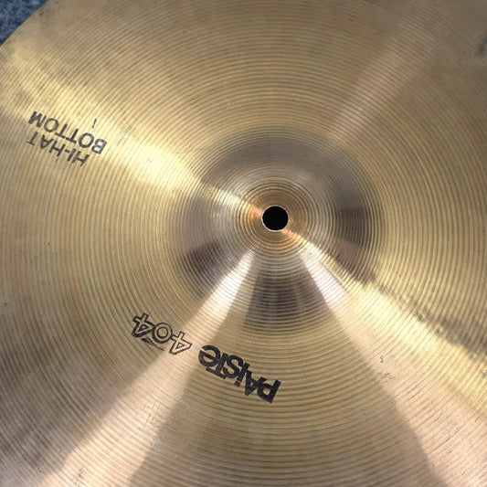 Used Paiste 404 Hi Hat Cymbal Bottom 14" - Very Good - Drum Center Of Portsmouth