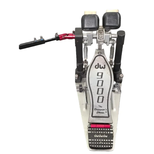 Used DW 9000 Double Bass Drum Pedal w/Hardshell Case - Fair - Drum Center Of Portsmouth
