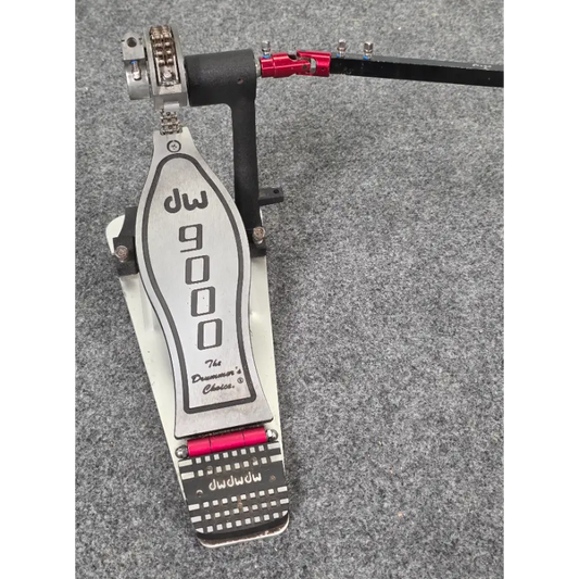 Used DW 9000 Double Bass Drum Pedal w/Hardshell Case - Fair - Drum Center Of Portsmouth