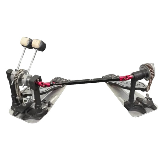 Used DW 9000 Double Bass Drum Pedal w/Hardshell Case - Fair - Drum Center Of Portsmouth