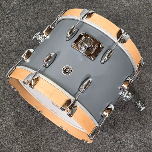 Used Gretsch Brooklyn Micro 4pc Drum Set Satin Gray w/Natural Snare - Excellent - Drum Center Of Portsmouth
