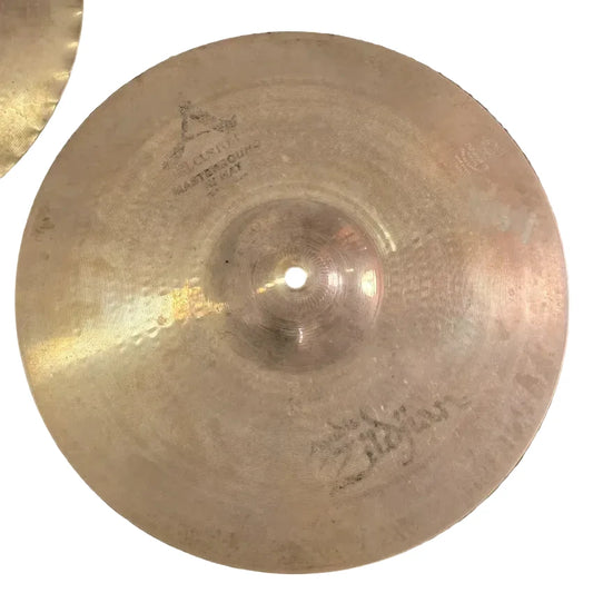 Used Zildjian A Custom Mastersound Hi Hat Cymbals 14" - Good - Drum Center Of Portsmouth