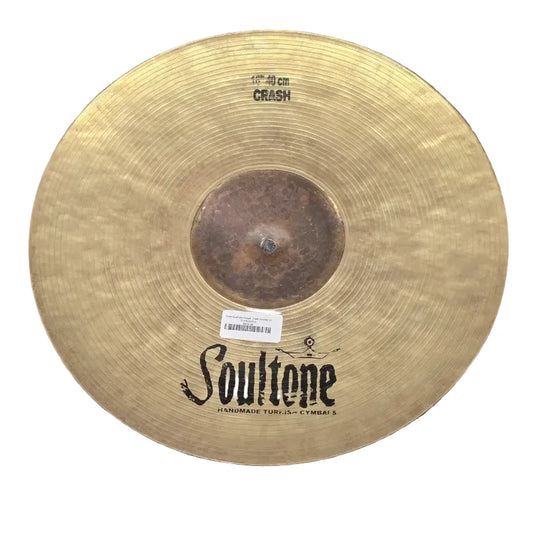 Used Soultone Gospel Crash Cymbal 16" - Good - Drum Center Of Portsmouth