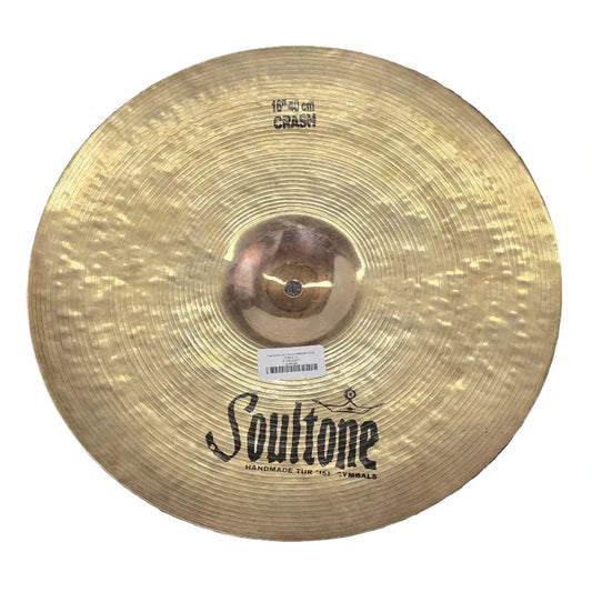 Used Soultone Custom Brilliant Crash Cymbal 16" - Good - Drum Center Of Portsmouth