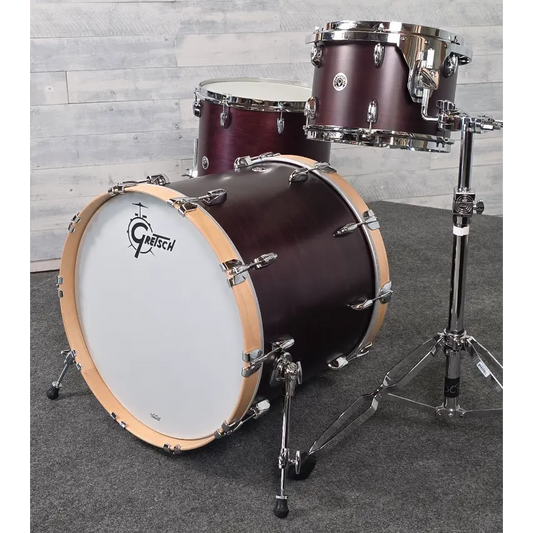 Gretsch Brooklyn 3pc Drum Set Satin Walnut Demo Model - Drum Center Of Portsmouth