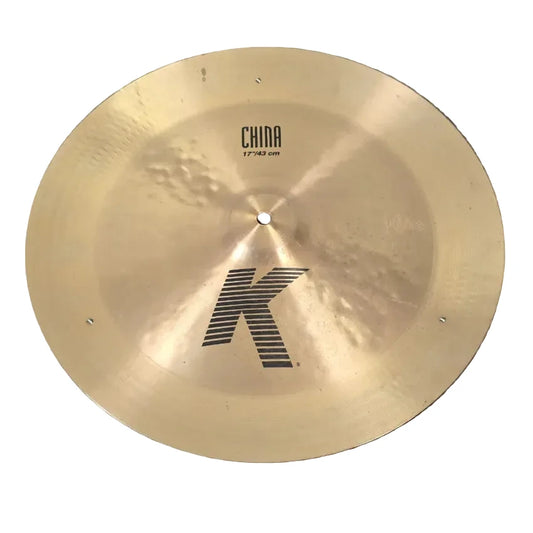 Used Zildjian K China Cymbal 17" w/Rivets - Good - Drum Center Of Portsmouth
