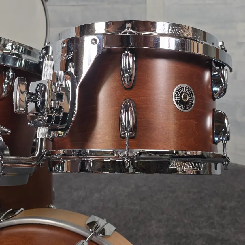 Used Gretsch Brooklyn 5pc Drum Set Satin Mahogany - Very Good - Drum Center Of Portsmouth