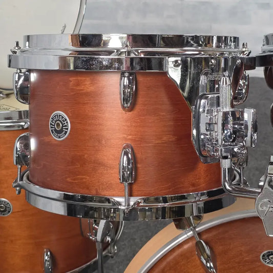 Used Gretsch Brooklyn 5pc Drum Set Satin Mahogany - Very Good - Drum Center Of Portsmouth