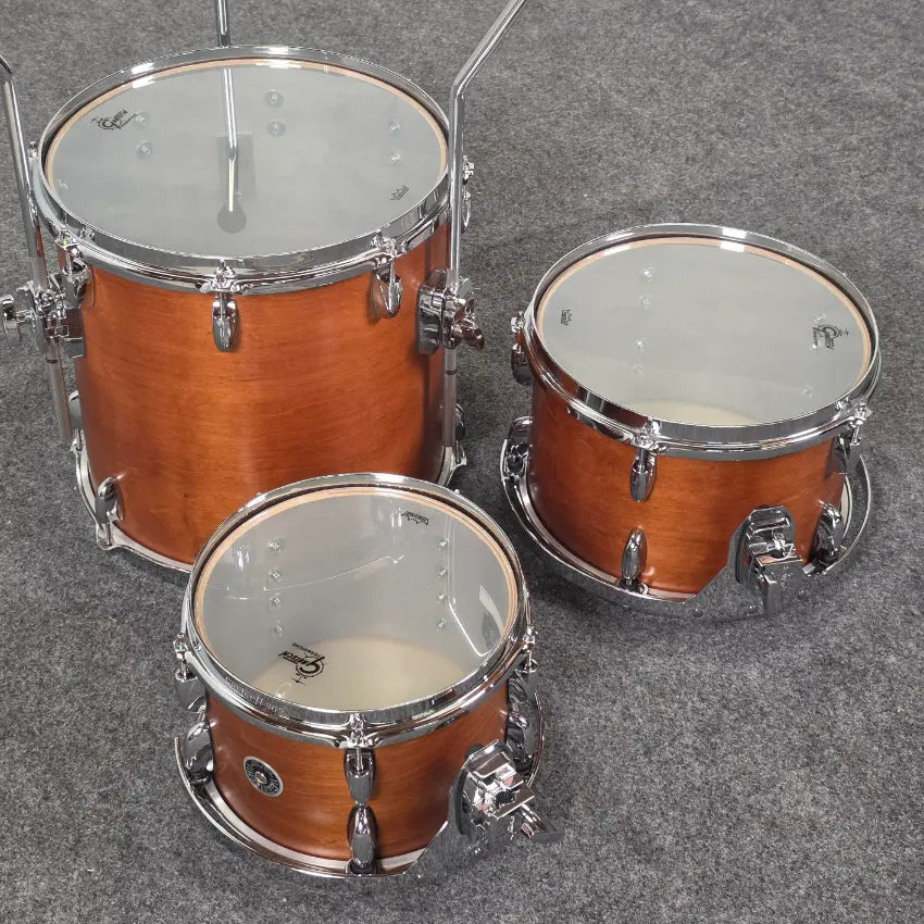 Used Gretsch Brooklyn 5pc Drum Set Satin Mahogany - Very Good - Drum Center Of Portsmouth