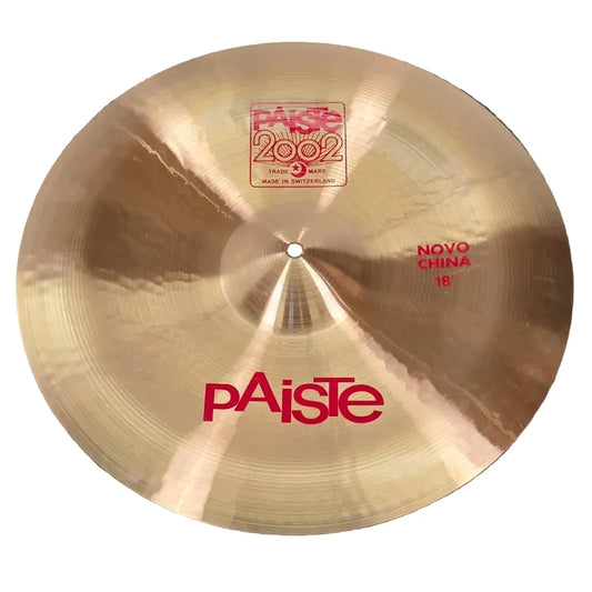 Used Paiste 2002 Novo China Cymbal 18 - Very Good - Drum Center Of Portsmouth