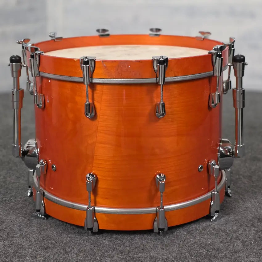 Used Yamaha Birch Custom Absolute 4pc Drum Set Honey Amber - Very Good - Drum Center Of Portsmouth