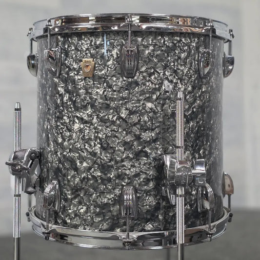 Used Ludwig Classic Maple 3pc Downbeat Drum Set Black Pearl - Good - Drum Center Of Portsmouth