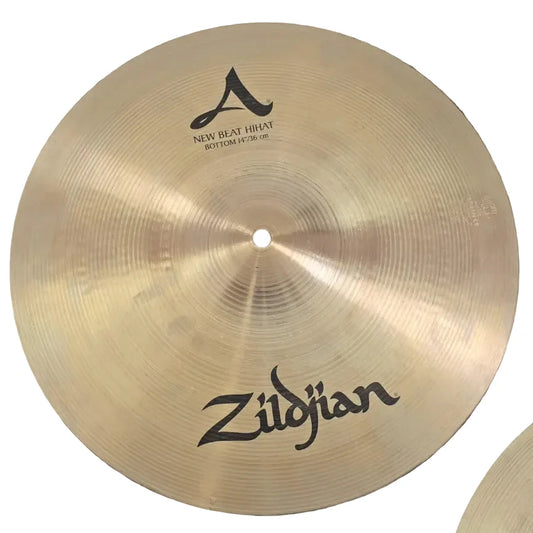 Used Zildjian A New Beat Hi Hat Cymbals 14" - Very Good - Drum Center Of Portsmouth