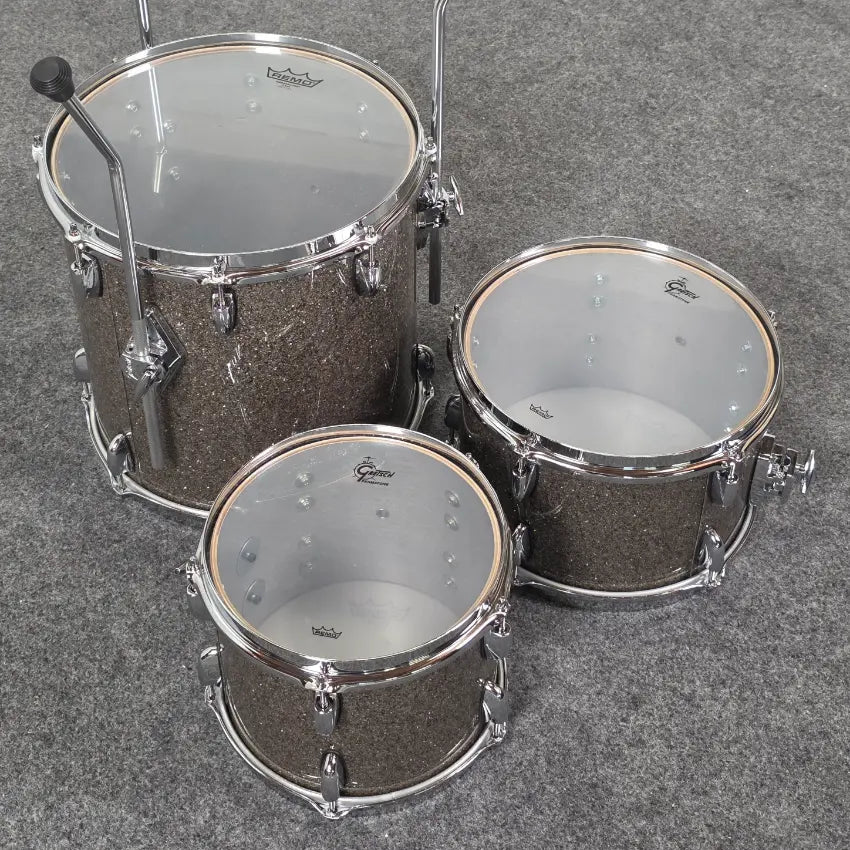 Used Gretsch Brooklyn 4pc Drum Set Twilight Glass - Very Good - Drum Center Of Portsmouth