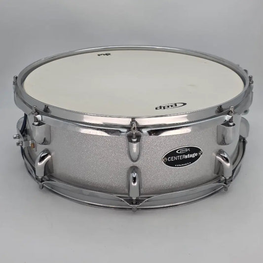 Used PDP Center Stage Snare Drum 14x5 Diamond White Sparkle - Good - Drum Center Of Portsmouth