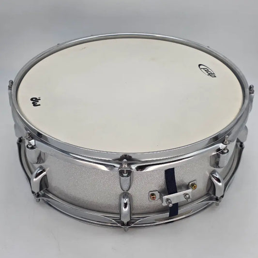 Used PDP Center Stage Snare Drum 14x5 Diamond White Sparkle - Good - Drum Center Of Portsmouth